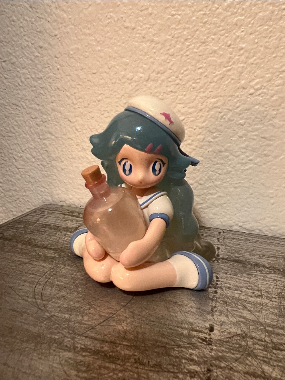 Blue-Haired Sailor Figurine Playset Accessory - Unknown Brand